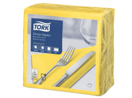 TORK DINNER SERVET GEEL 2LGS 39X39 150ST
